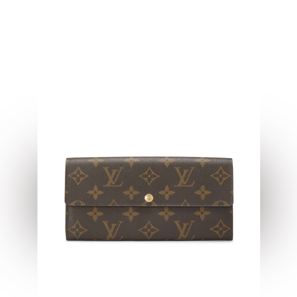 Authentic Louis Vuitton Mono Sarah Wallet